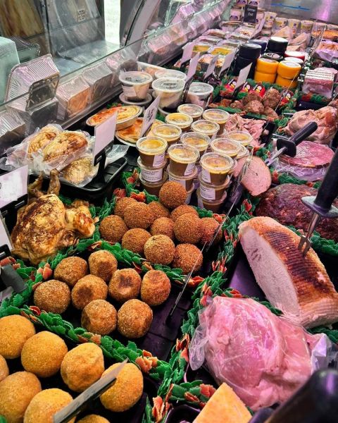 Cooked meat counter: Swipe To View More Images