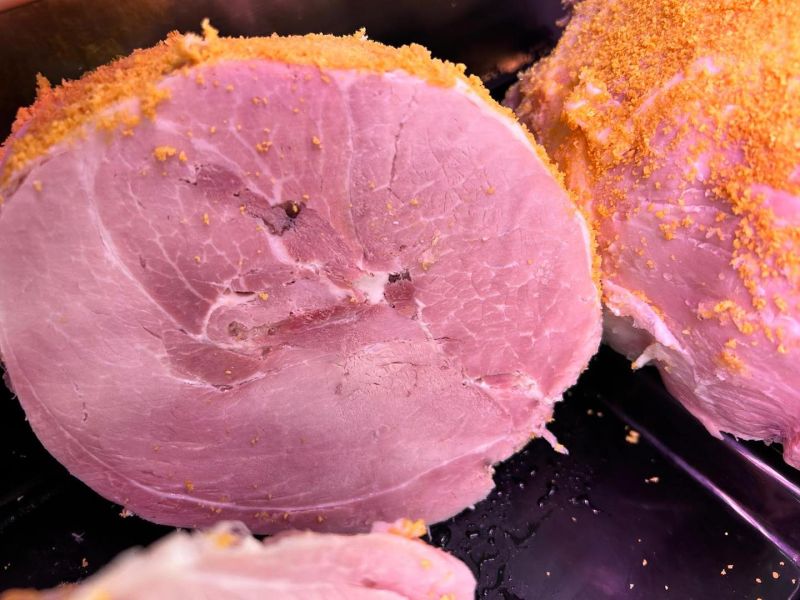 Homecooked ham: Swipe To View More Images