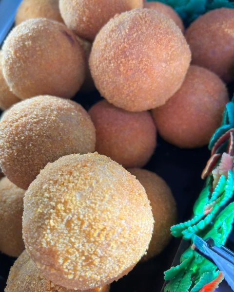 Homemade scotch eggs: Swipe To View More Images