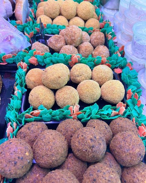 Homemade speciality scotch eggs: Swipe To View More Images