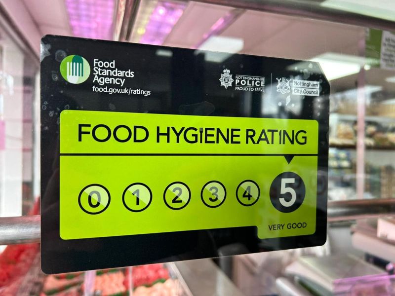 5 star hygiene rating: Swipe To View More Images