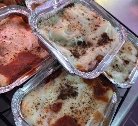 Homemade lasagne: Click Here To View Larger Image