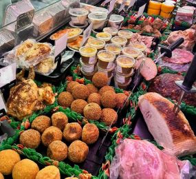 Cooked meat counter: Click Here To View Larger Image