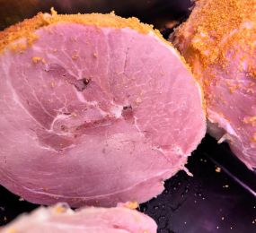 Homecooked ham: Click Here To View Larger Image
