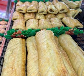 Homemade sausage rolls: Click Here To View Larger Image
