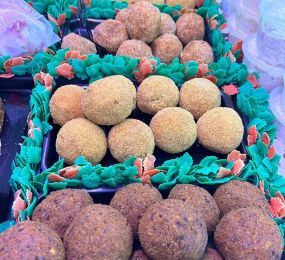 Homemade speciality scotch eggs: Click Here To View Larger Image